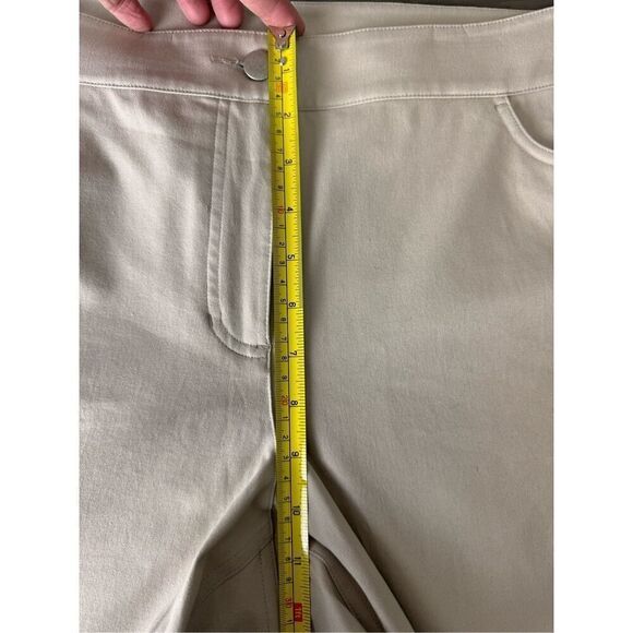 NWT Eileen Fisher Organic Cotton Muslin Straight Pants Jeans Size Large - Picture 8 of 11